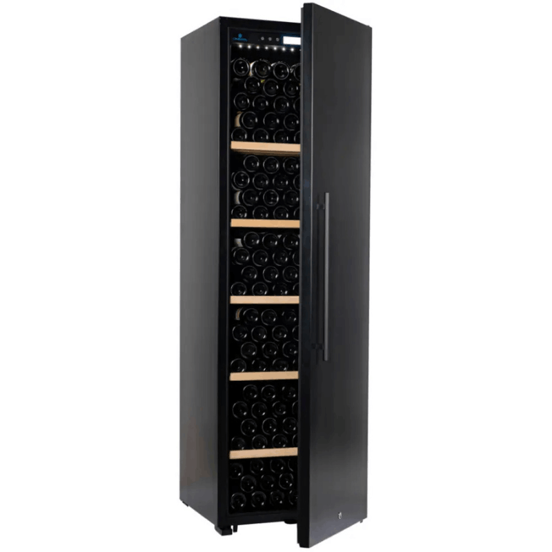 Cavecool Passion Mica Wine Cooler - 248 bottles - 1 zone - Black solid door - SKU: CC248S-SD-2