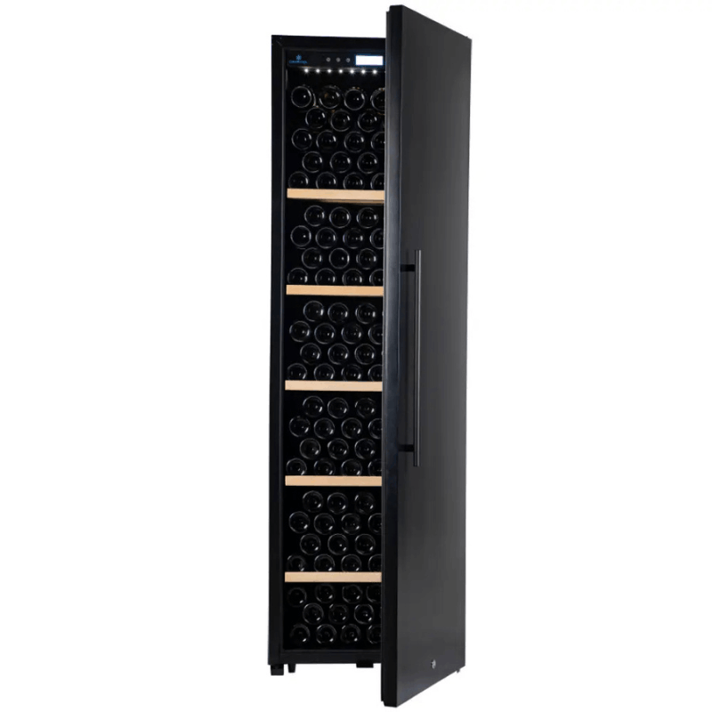 Cavecool Passion Mica Wine Cooler - 248 bottles - 1 zone - Black solid door - SKU: CC248S-SD-2