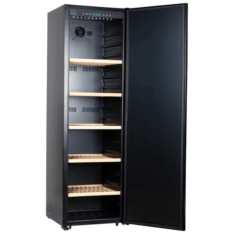 Cavecool Passion Mica Wine Cooler - 248 bottles - 1 zone - Black solid door - SKU: CC248S-SD-2