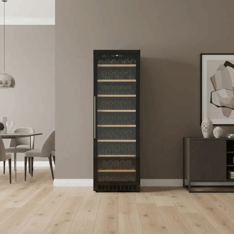 Cavecool Affection Onyx Wine Cooler - Essential Edition - 171 bottles - Single zone - Black - SKU: CC428SB-SE-1