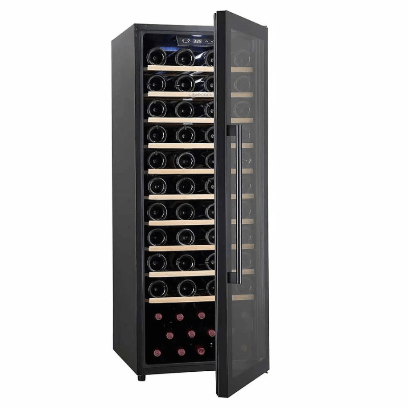 Cavecool Raw Zircon Wine Cooler - 84 bottles - 1 zone - Black - SKU: CC201SB