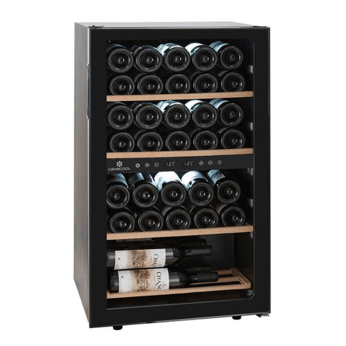 Cavecool Chill Ruby Wine Cooler - 34 bottles - Dual zone - Black - SKU: CC29DB-1