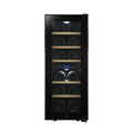 Cavecool Joy Larimar Wine Cooler - 12 bottles - Dual zone - Black - SKU: CC12DB