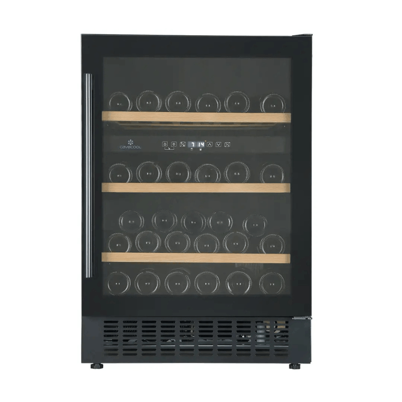 Affection Jargon Wine Cooler - Essential Edition - 46 bottles - 2 zones - Black - SKU: CC145DB-SE