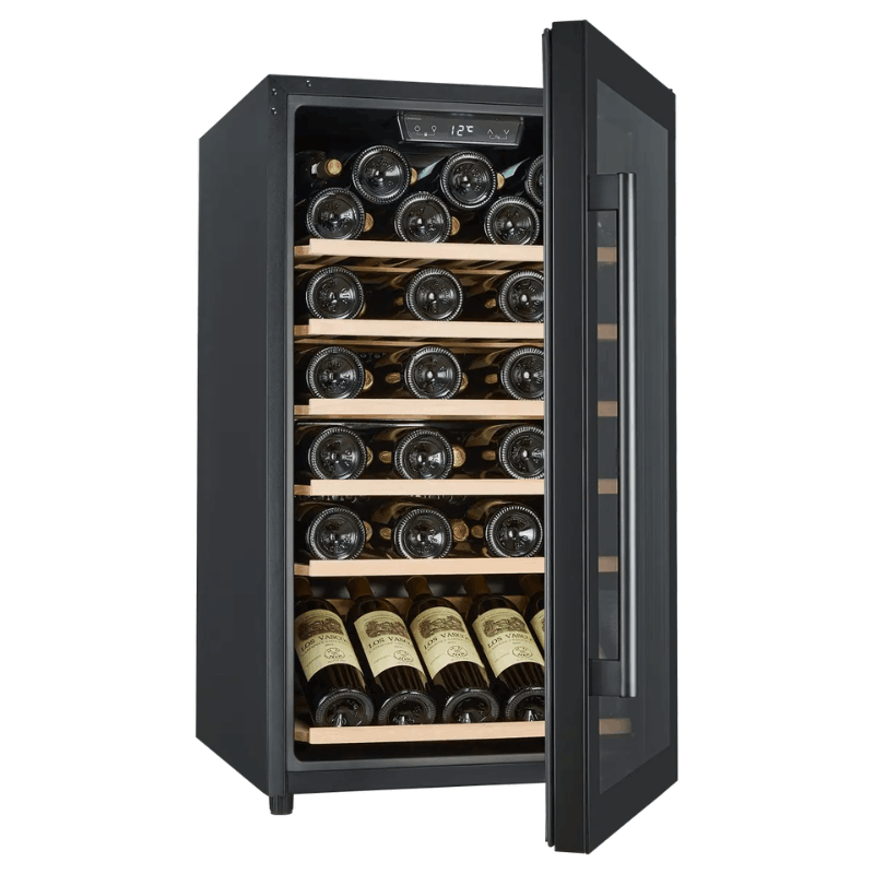 Cavecool Raw Citrine Special Edition Wine Cooler - 56 bottles - 1 zone - Black - SKU: CC124SB-SE