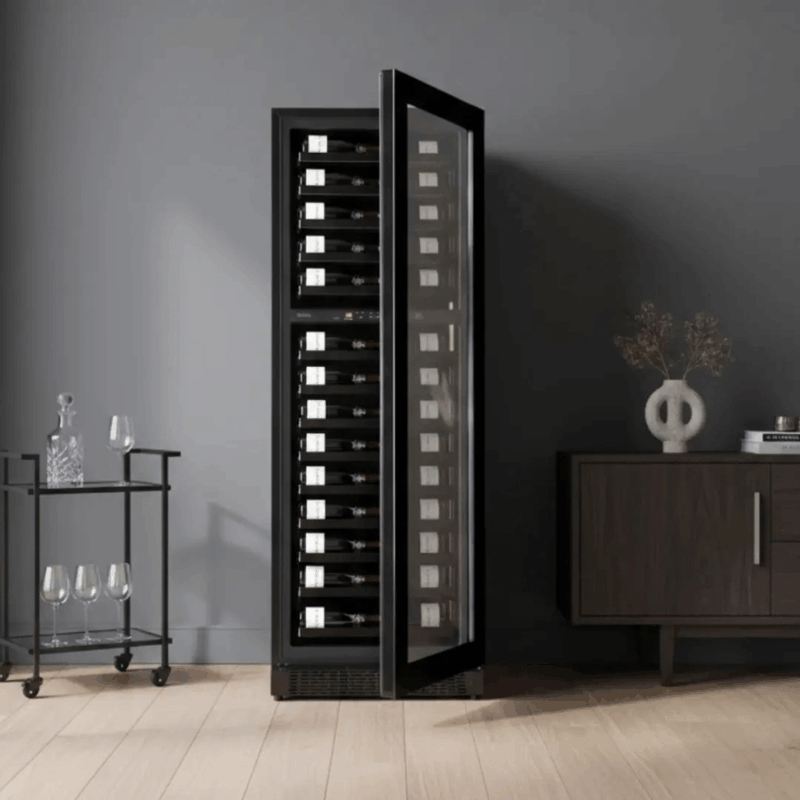 Pevino Imperial Eco Wine Cooler -  96 bottles, 2 zones, black SKU: PBI100D-EE-HHB