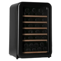 Cavecool Retro Apatite Wine Cooler - 49 bottles - Single zone - Black - SKU: CC130SB