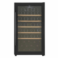 Cavecool Raw Citrine Wine Cooler - 56 bottles - 1 zone - Black - SKU: CC124SB