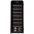 Cavecool Retro Halite Wine Cooler - 76 bottles - Single zone - Black - SKU: CC208SB