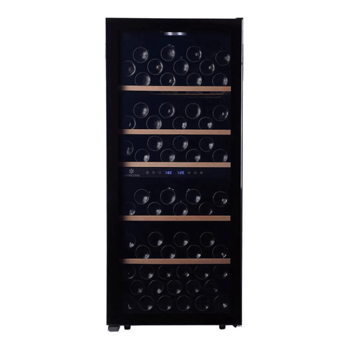 Cavecool Chill Sapphire Wine Cooler - 102 bottles - Dual zone - Black - SKU: CC102DB-1