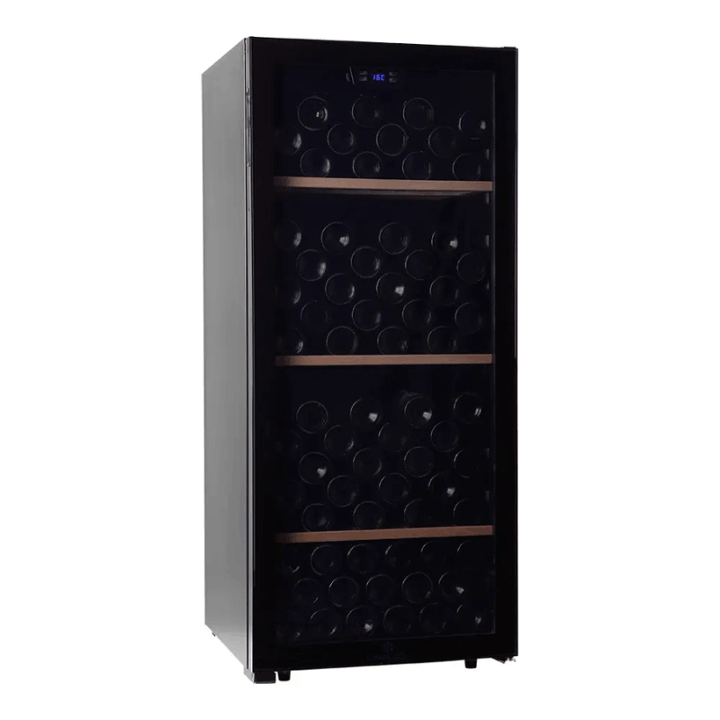 Cavecool Chill Sapphire Wine Cooler - 122 bottles - Single zone - Black - SKU: CC102SB-1