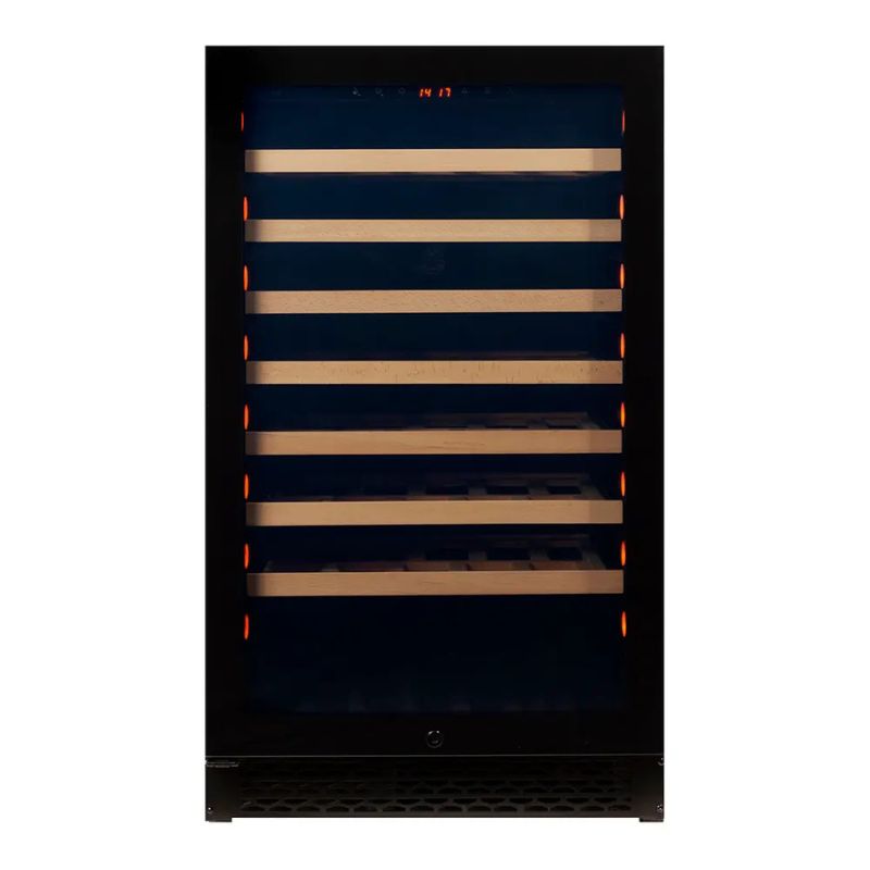 Pevino Majestic Wine Cooler 83 bottles - 1 zone - Black glass front PNG88S-HHB