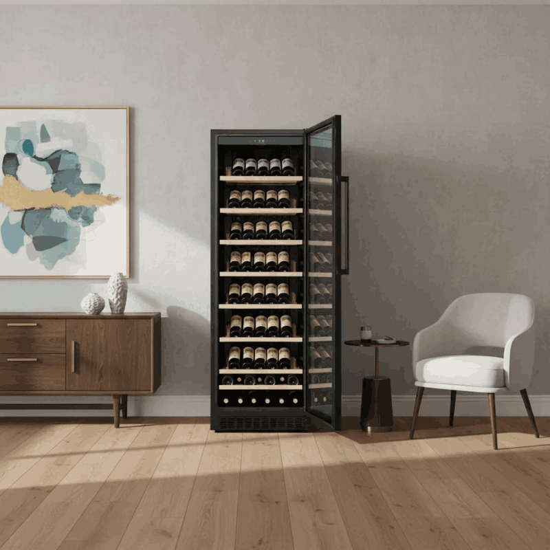 Cavecool Ideal Emerald Display Wine Cooler - 97 bottles - Multizone - SKU: CC328MB-D