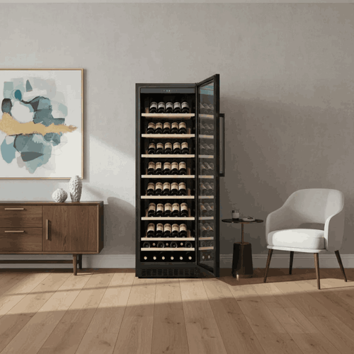 Cavecool Ideal Emerald Display Wine Cooler - 97 bottles - Multizone - SKU: CC328MB-D