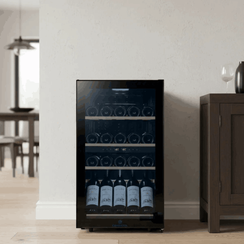 Cavecool Chill Ruby Special Edition Wine Cooler - 34 bottles - Dual zone - Black - SKU: CC29DB-1-SE