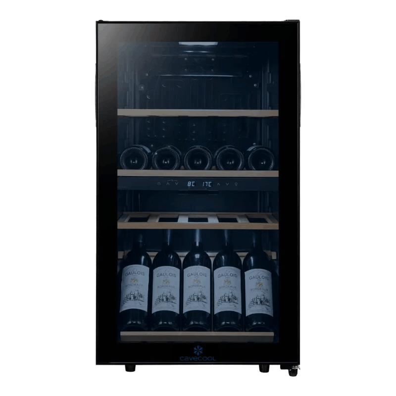 Cavecool Chill Ruby Special Edition Wine Cooler - 34 bottles - Dual zone - Black - SKU: CC29DB-1-SE