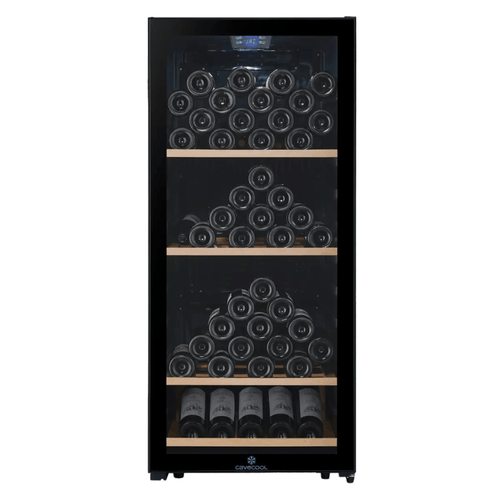 Cavecool Chill Sapphire Wine Cooler - Special Edition - 122 bottles - Single zone - Black - SKU: CC102SB-1-SE