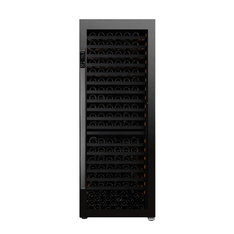 Pevino Imperial Wine Cooler - Giant 254 bottles - Dual zone - Black glass front - SKU: PG300D-B-2