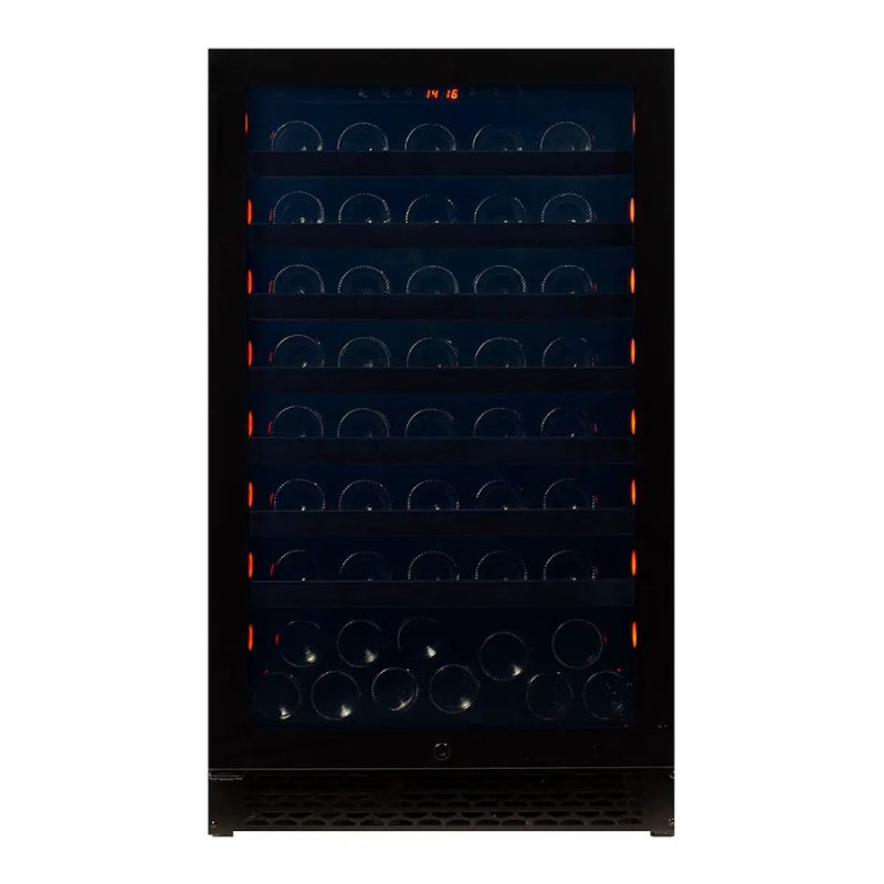 Pevino Majestic Wine Cooler 83 bottles - 1 zone - Black glass front PNG88S-HHB
