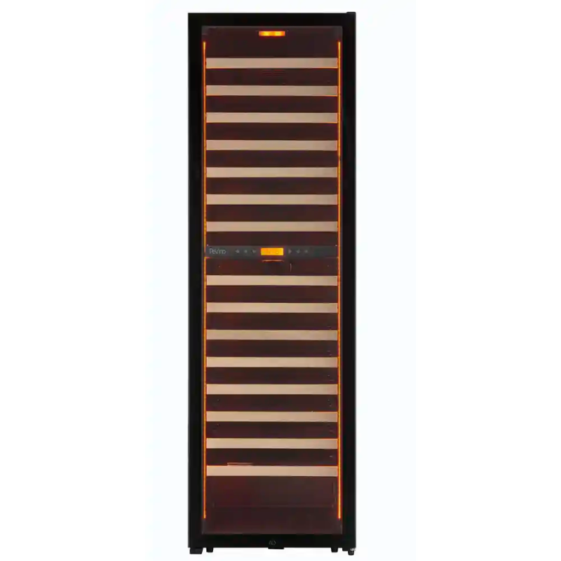 Pevino MS Noble Wine Cooler - 152 bottles - 2 zone - black - SKU: PMW248D-HHB