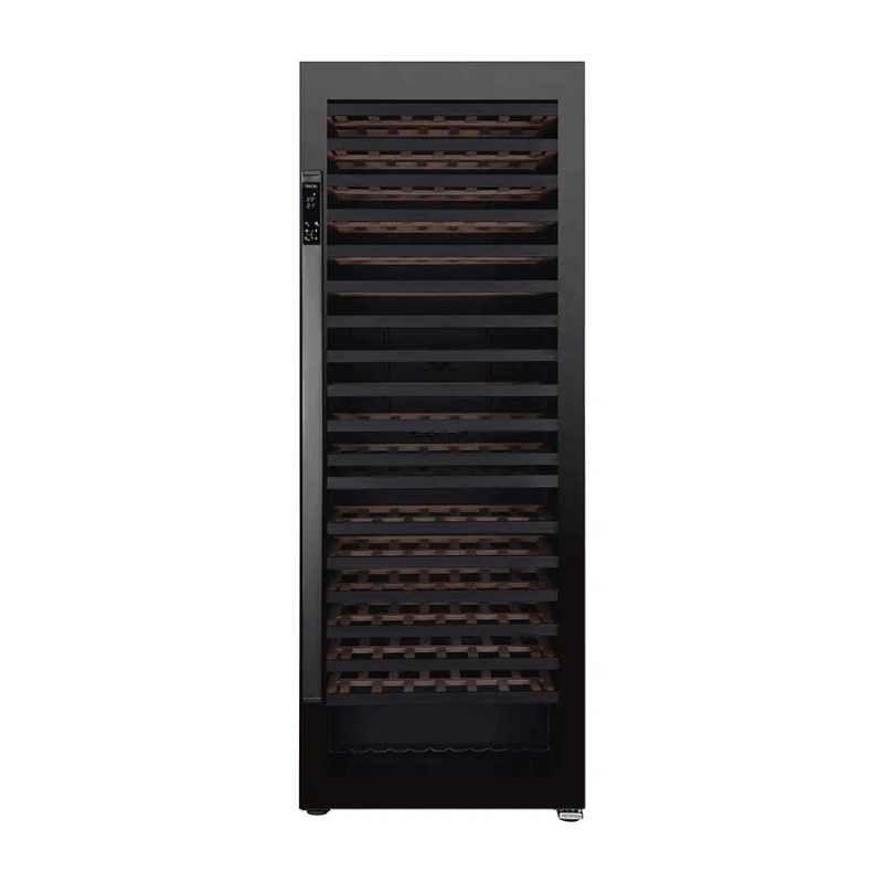Pevino Imperial Wine Cooler - Giant 254 bottles - Dual zone - Black glass front - SKU: PG300D-B-2