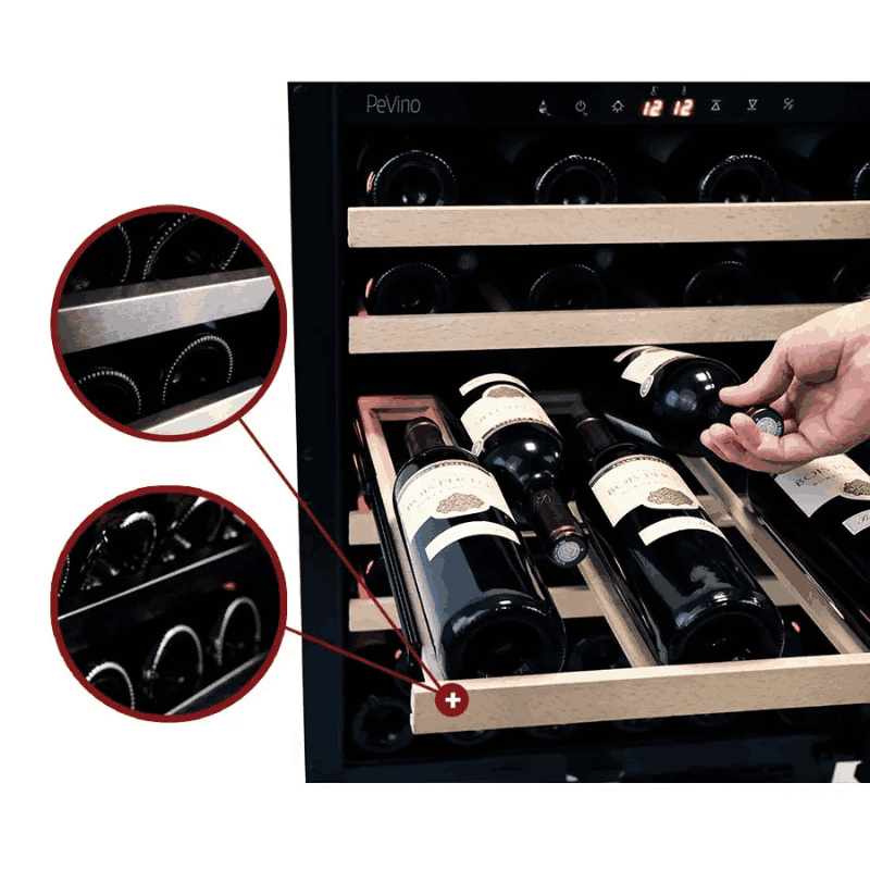 Pevino Majestic Wine Cooler -  39 bottles - 2 zones - SKU: PNG46D-HHB