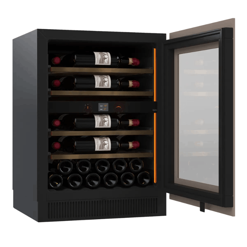 Pevino Majestic Wine Cooler - 35 bottles - 2 zones - Kitchen door - SKU: PM45DK