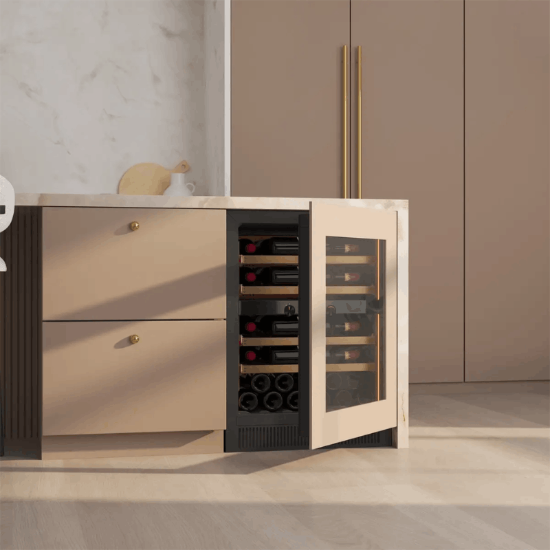 Pevino Majestic Wine Cooler - 35 bottles - 2 zones - Kitchen door - SKU: PM45DK