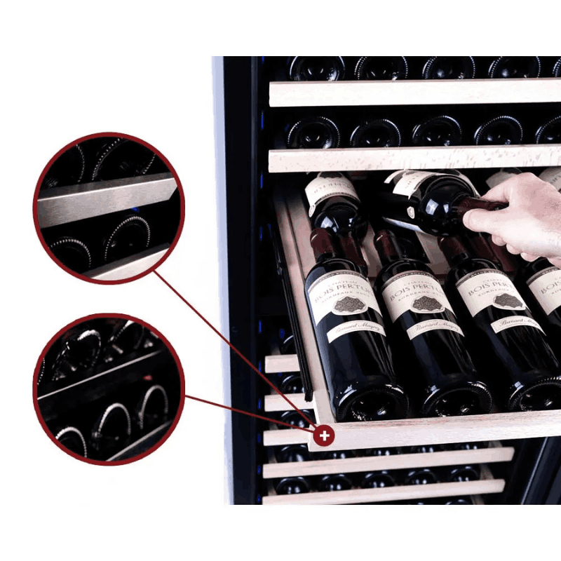 Pevino Majestic Wine Cooler -  104 bottles - 2 zones -SKU:  PNG120D-HHB
