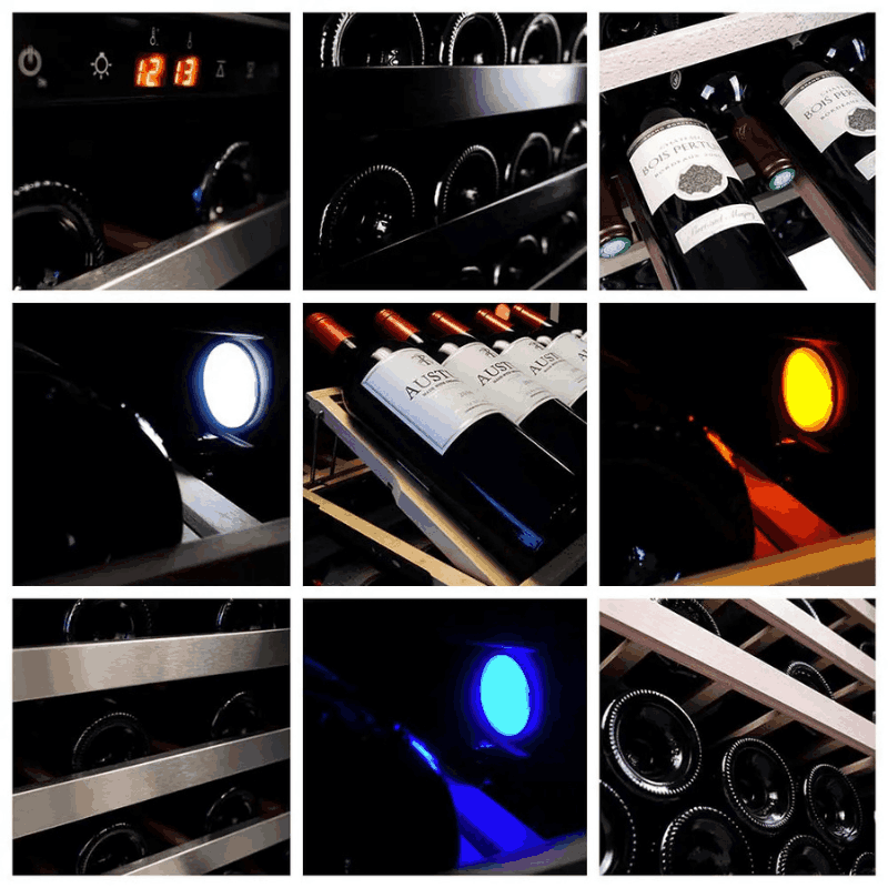 Pevino Majestic Wine Cooler -  104 bottles - 2 zones -SKU:  PNG120D-HHB