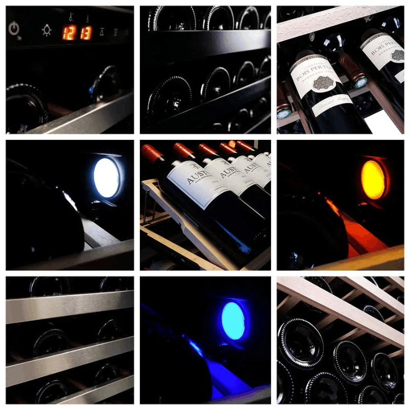 Pevino Majestic Wine Cooler -  150 bottles - 2 zones - SKU: PNG180D-HHB