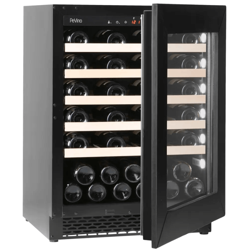 Pevino Majestic Wine Cooler - 46 bottles - 1 zone - kitchen door -SKU:  PNG46SK-HHB