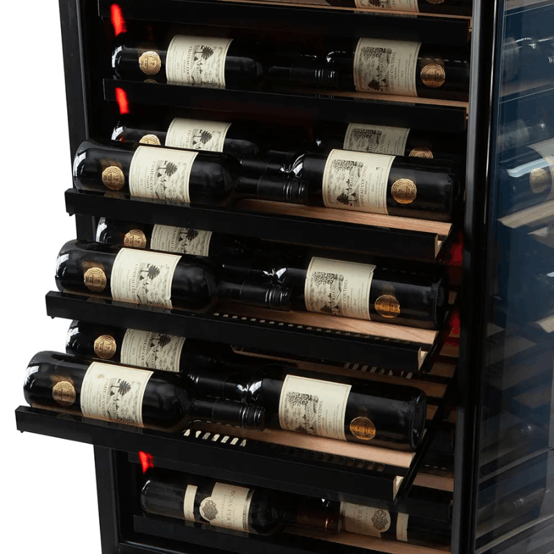 Pevino Imperial Wine Cooler - 96 bottles - 1 zone - Black SKU: PBI100S-HHB-1