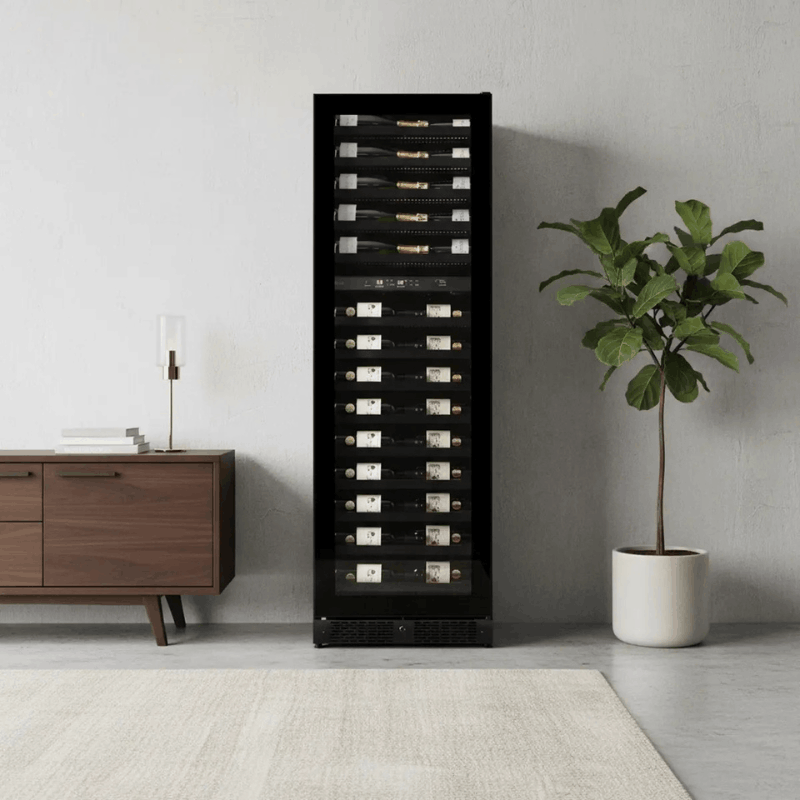Pevino Imperial Wine Cooler - 96 bottles - 2 zones - Black SKU: PBI100D-HHB-1