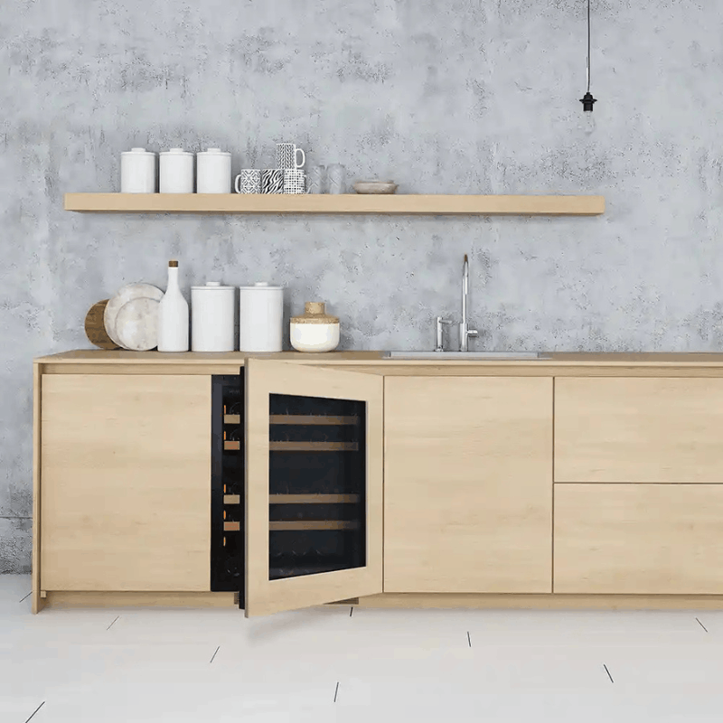 Pevino Majestic Wine Cooler - 39 bottles - 2 zone - kitchen door - SKU:  PNG46DK-HHB