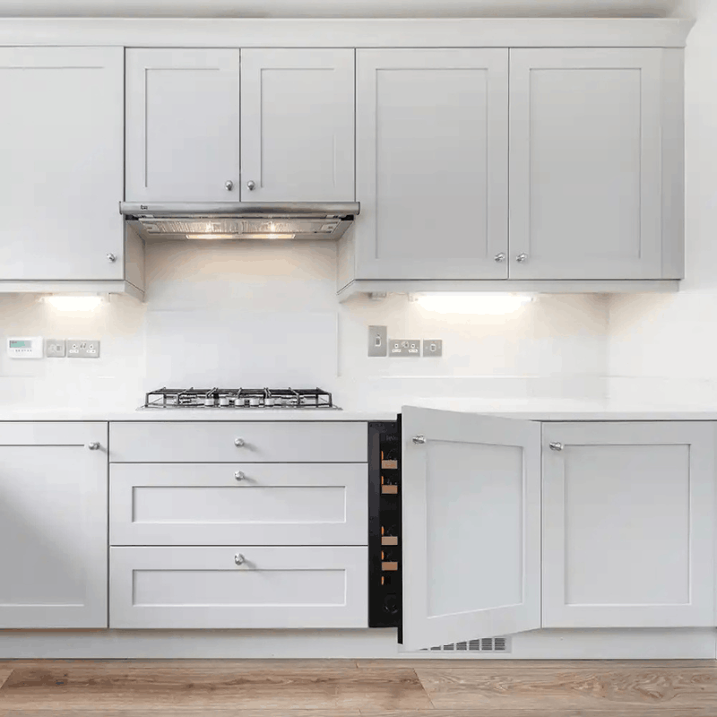 Pevino Majestic Wine Cooler - 39 bottles - 2 zone - kitchen door - SKU:  PNG46DK-HHB