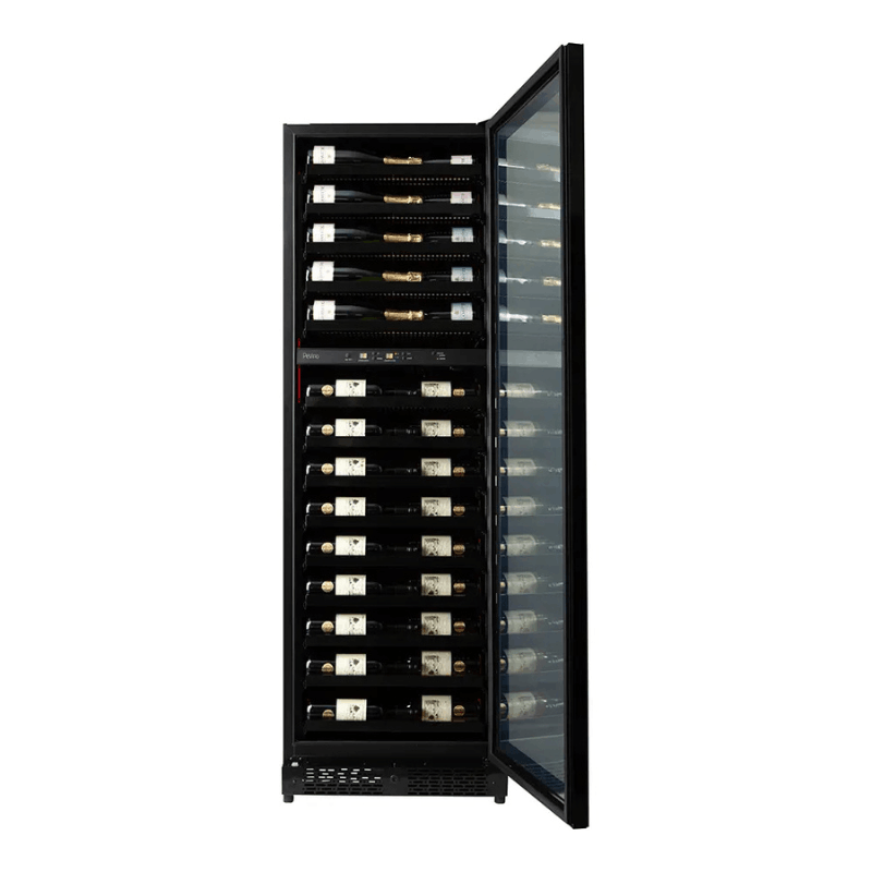 Pevino Imperial Wine Cooler - 96 bottles - 2 zones - Black SKU: PBI100D-HHB-1