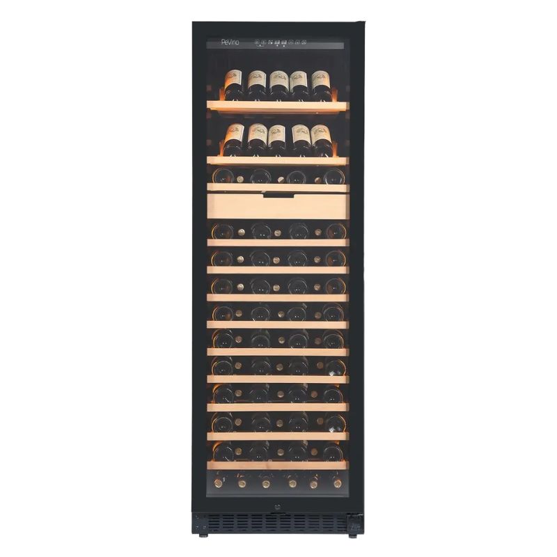 Pevino Noble Freestanding Wine Cooler 92 Bottles Multizone Zone Sommelière PN328MB-HHB-Som