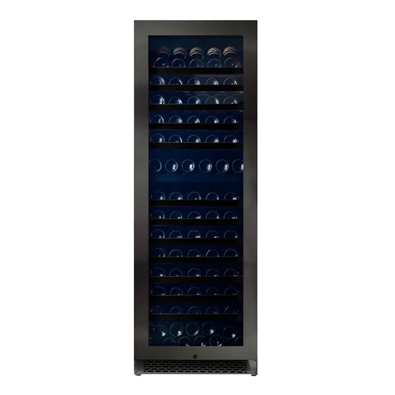 Pevino Majestic Wine Cooler - 150 bottles - 2 zones - Black steel front PNG180D-HHBS