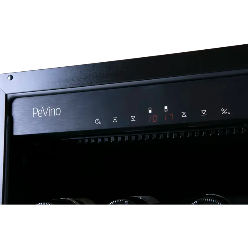 Pevino Majestic Wine Cooler 96 bottles - 2 zones - Black glass PNG122D-HHB