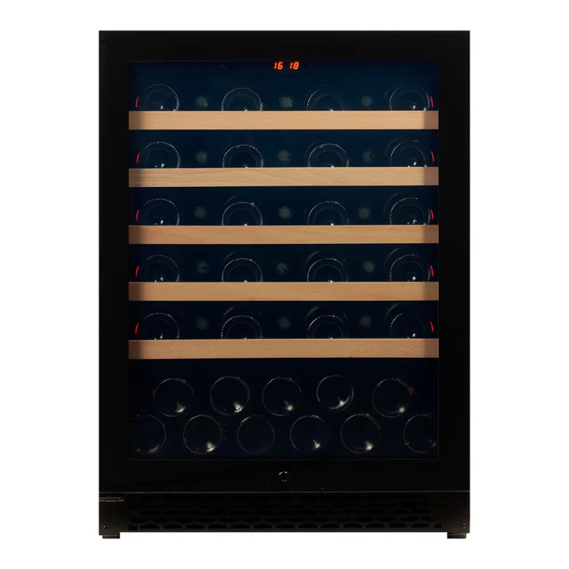 Pevino Majestic Wine Cooler - 46 bottles - 1 zone - Black Glassfront PNG46S-HHB