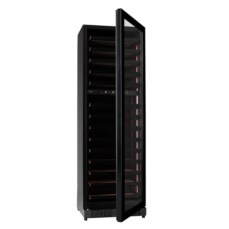 Pevino Imperial Wine Cooler - 54 bottles - 2 zones - Black PBI58D-HHB-1