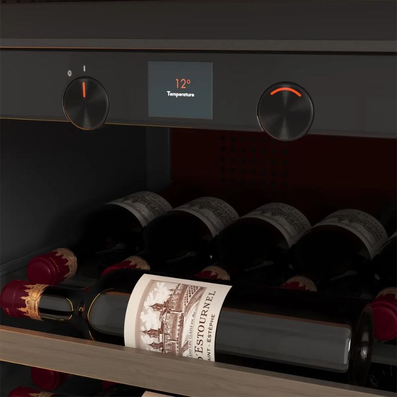 Pevino Majestic SB Freestanding Wine Cooler 35 Bottles 1 Zone Black Glass front PM45S-HHB-1