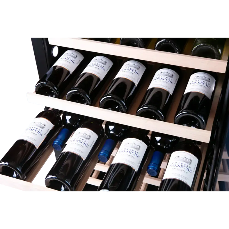 Pevino Majestic Wine Cooler 96 bottles - 2 zones - Black glass PNG122D-HHB