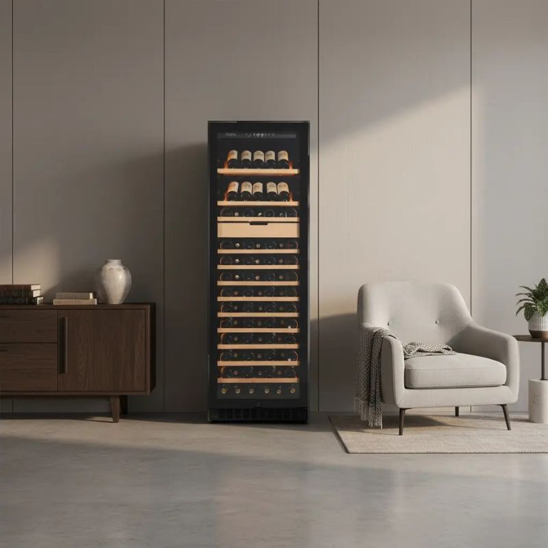 Pevino Noble Freestanding Wine Cooler 92 Bottles Multizone Zone Sommelière PN328MB-HHB-Som