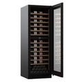 Pevino Majestic Freestanding Wine Cooler 111 Bottle Dual Zone Black Glass PM166D-HHB-1