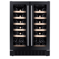 CDA Wine Cooler - 38 bottles - dual zone - CFWC624BL