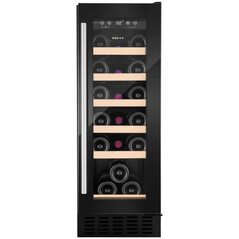 CDA  Wine Cooler - 19 bottles - single zone - CFWC304BL