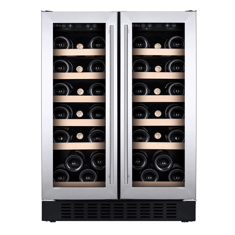 CDA Wine Cooler - 38 bottles - dual zone - CFWC624SS