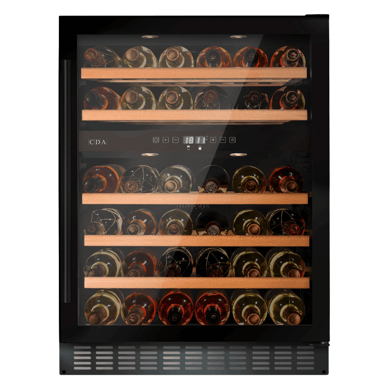 CDA Wine Cooler - 45 bottles - Dual Zone - FWC604BL